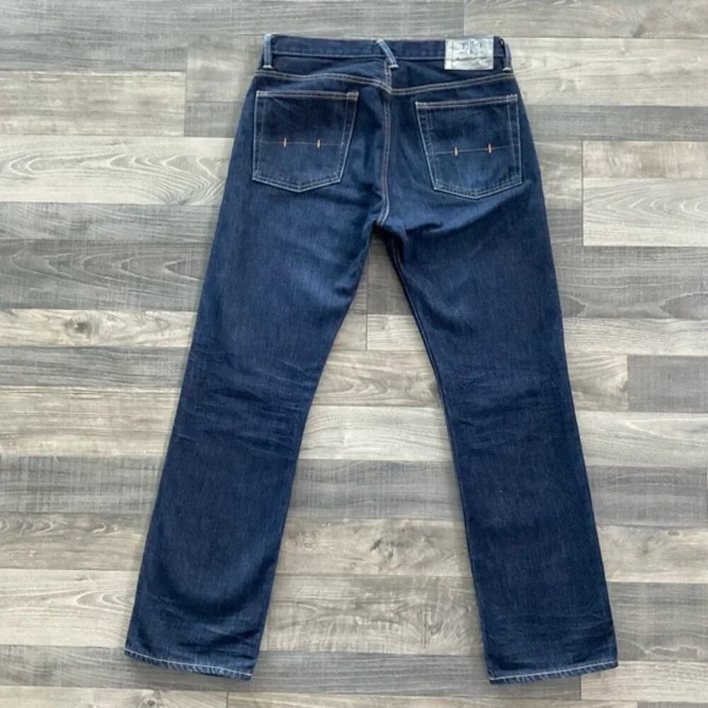32x32 Polo Ralph Lauren Vintage 67 Denim Jeans Size Men’s Blue Straight Leg - Picture 9 of 11